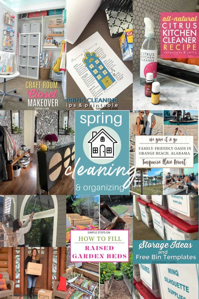Spring Cleaning and Organizing Ideas