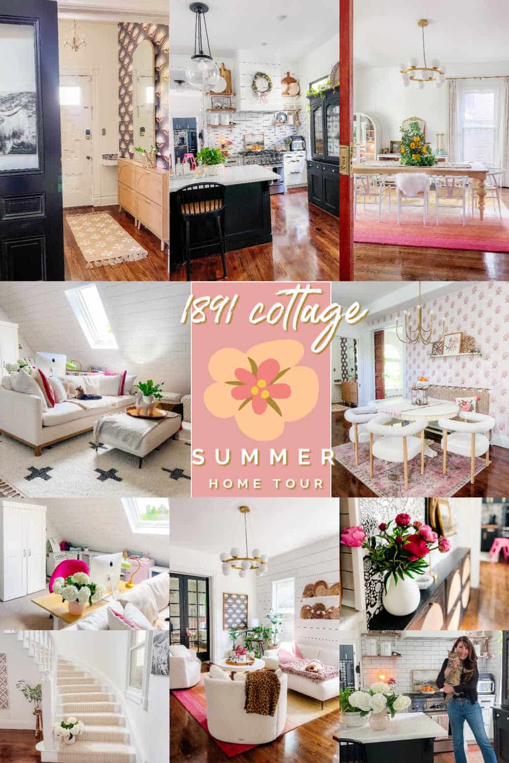 1891 Cottage Summer Home Ideas. Discover numerous inexpensive ways to add comfortable summer style to your home, inspired by my 1891 house transformation.