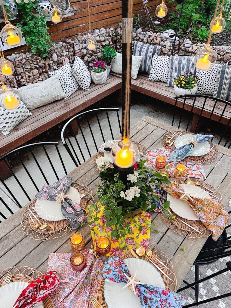 Colorful Nautical Spring Table