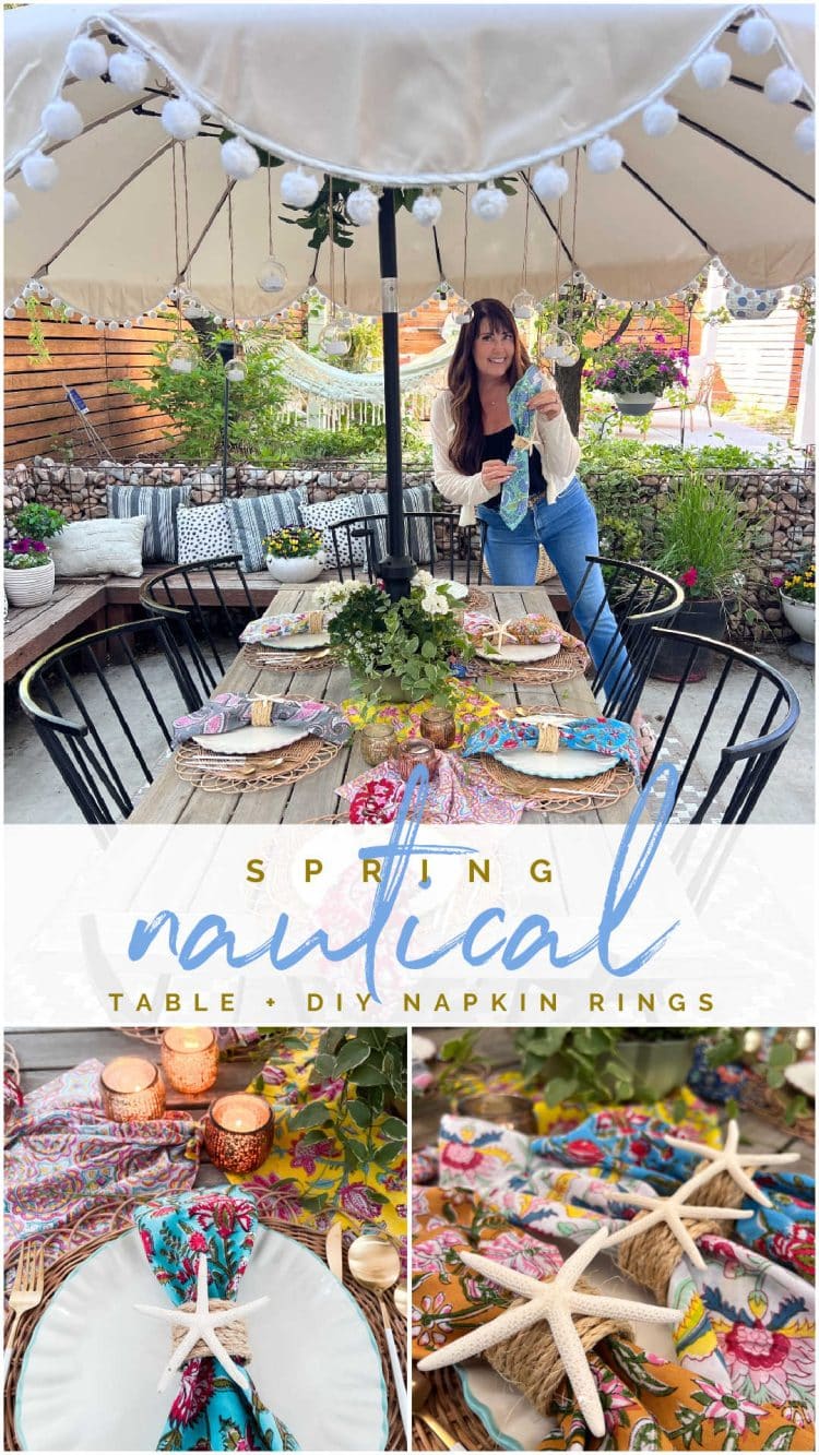 Colorful Nautical Spring Table
