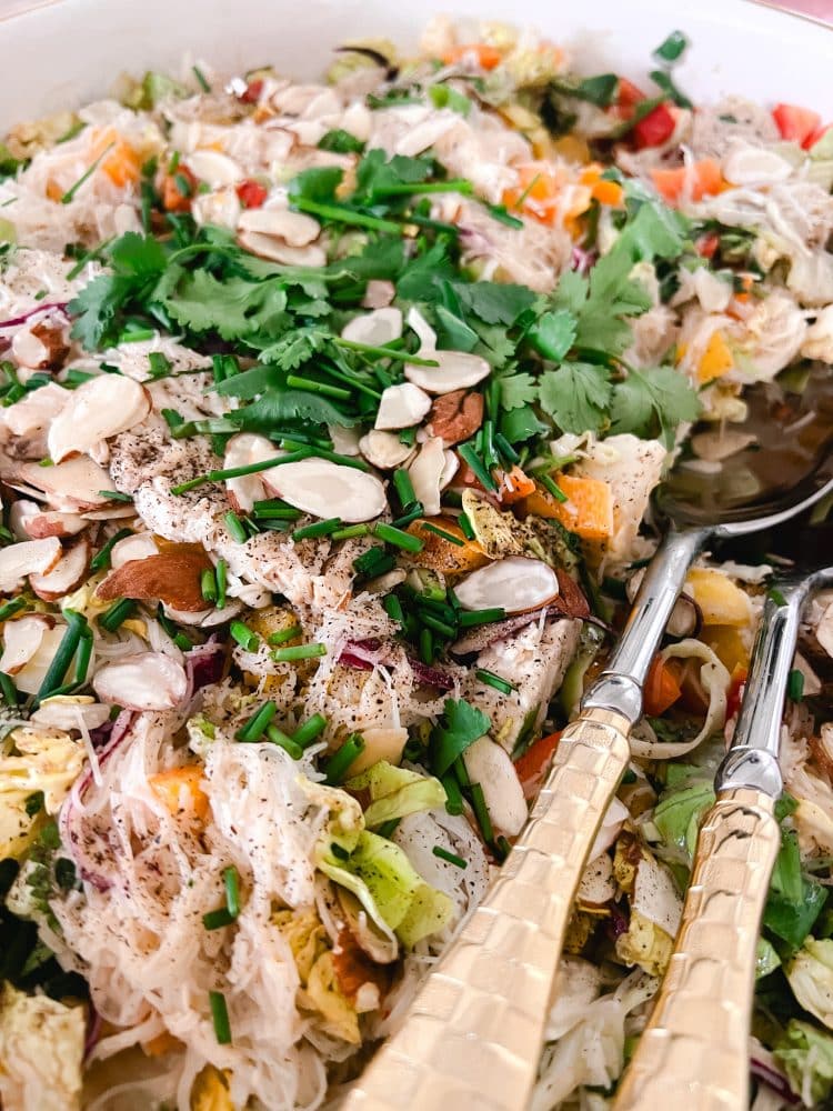 Summer Thai Chicken Noodle Salad Recipe - so refreshing!