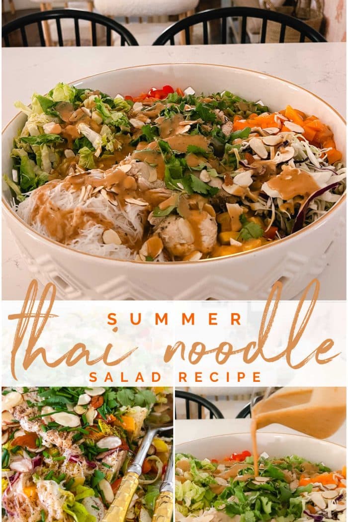 Summer Thai Chicken Noodle Salad Recipe