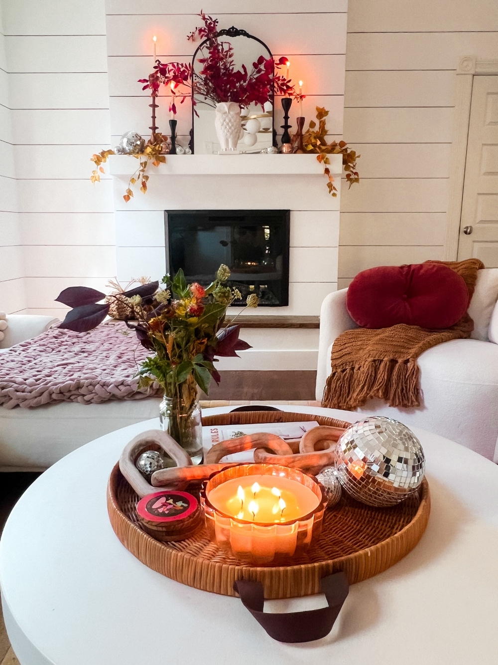 Cozy Fall Home Ideas. Simple ways to create a cozy home for fall, with links to DIY ideas, decor, soft textures, and seasonal accents that will instantly add warmth and comfort to your home.