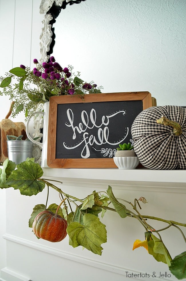 Fall Mantel Ideas 