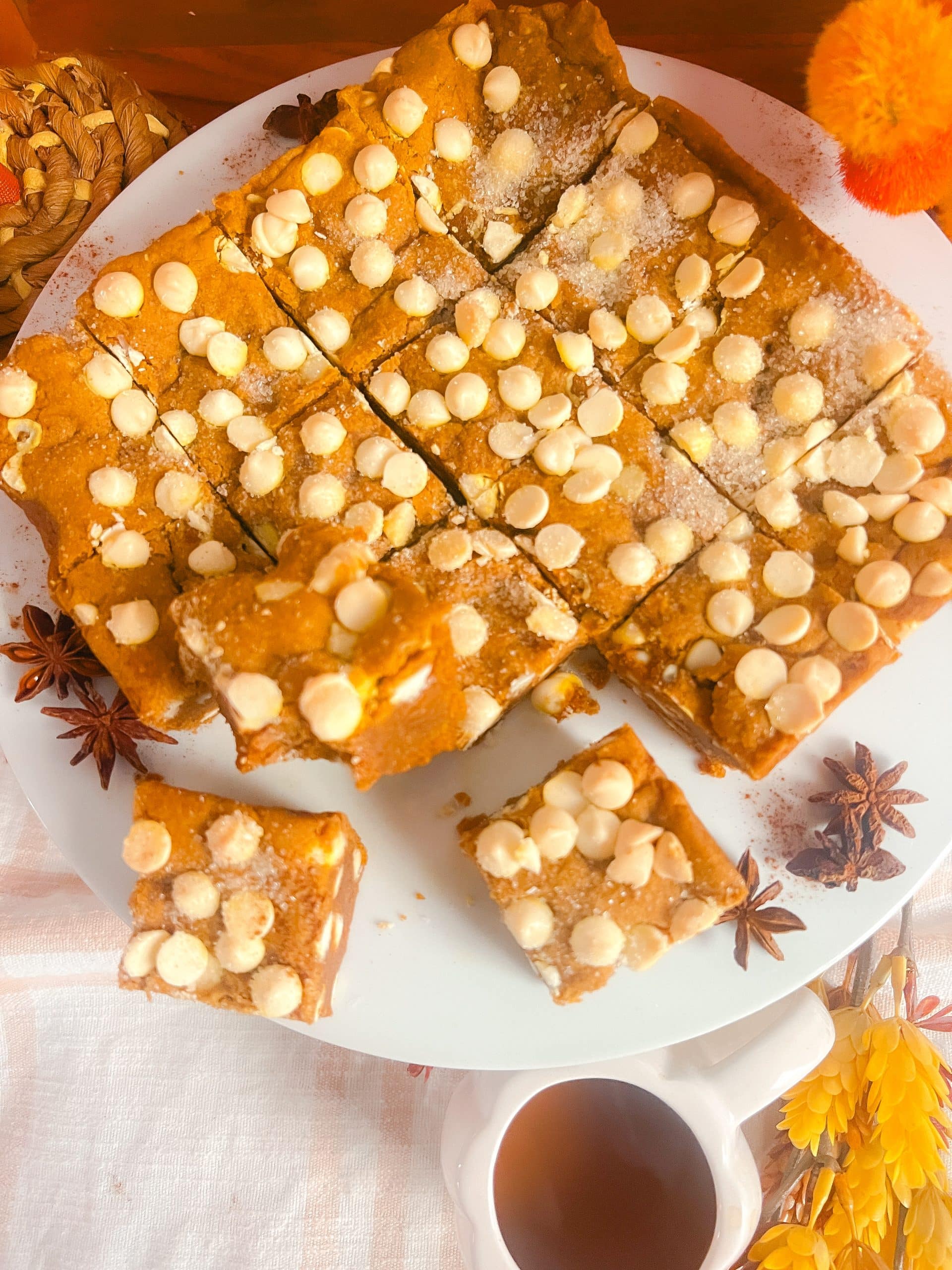 Brown Butter Pumpkin Chocolate Chip Bars. Indulge in rich, chewy Brown Butter Pumpkin Chocolate Chip Bars, the perfect fall treat combining warm spices, chocolate, and nutty brown butter flavor.