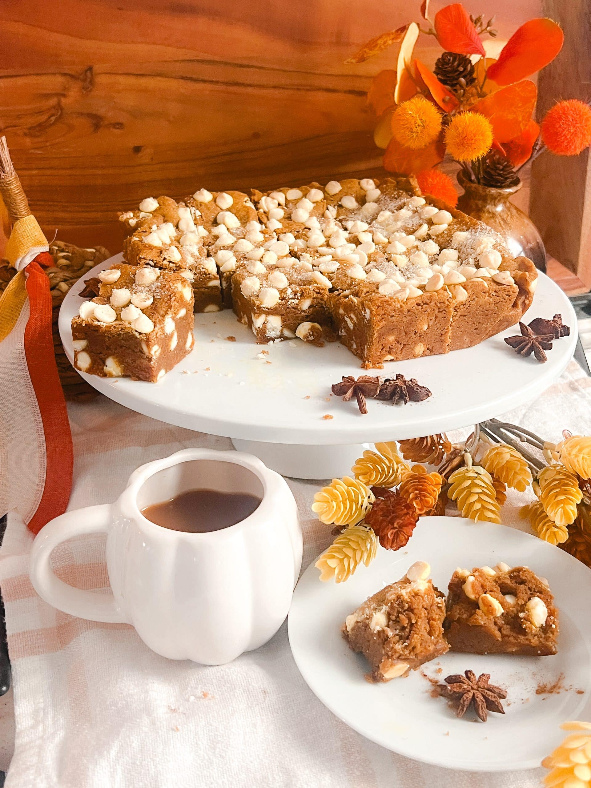 Brown Butter Pumpkin Chocolate Chip Bars. Indulge in rich, chewy Brown Butter Pumpkin Chocolate Chip Bars, the perfect fall treat combining warm spices, chocolate, and nutty brown butter flavor.