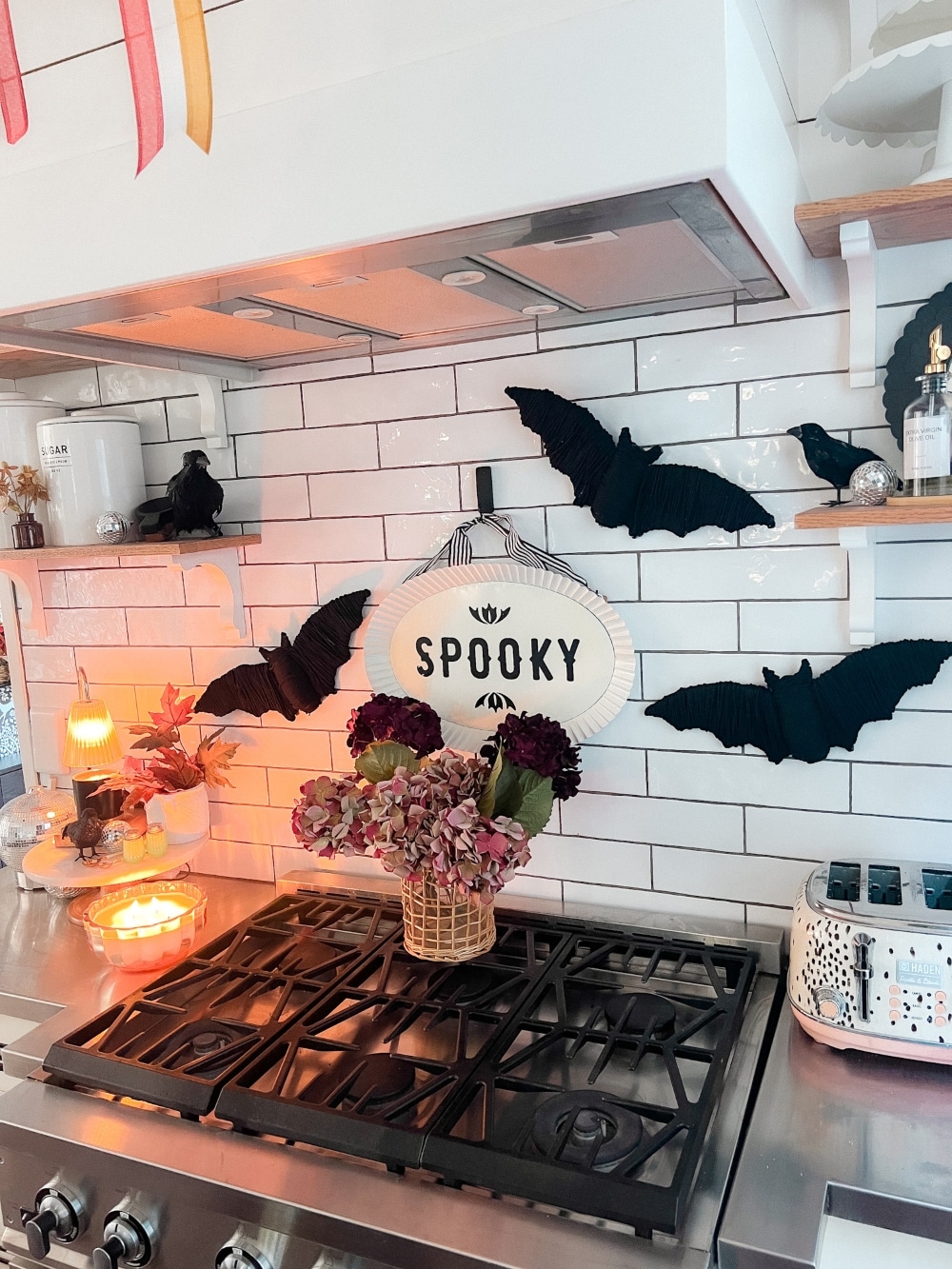 How to Make $2 Pottery Barn-Inspired Bats. Create budget-friendly Pottery Barn-inspired Halloween bats for just two dollars using Dollar Tree glitter bats, twine, and hot glue in this easy DIY tutorial.