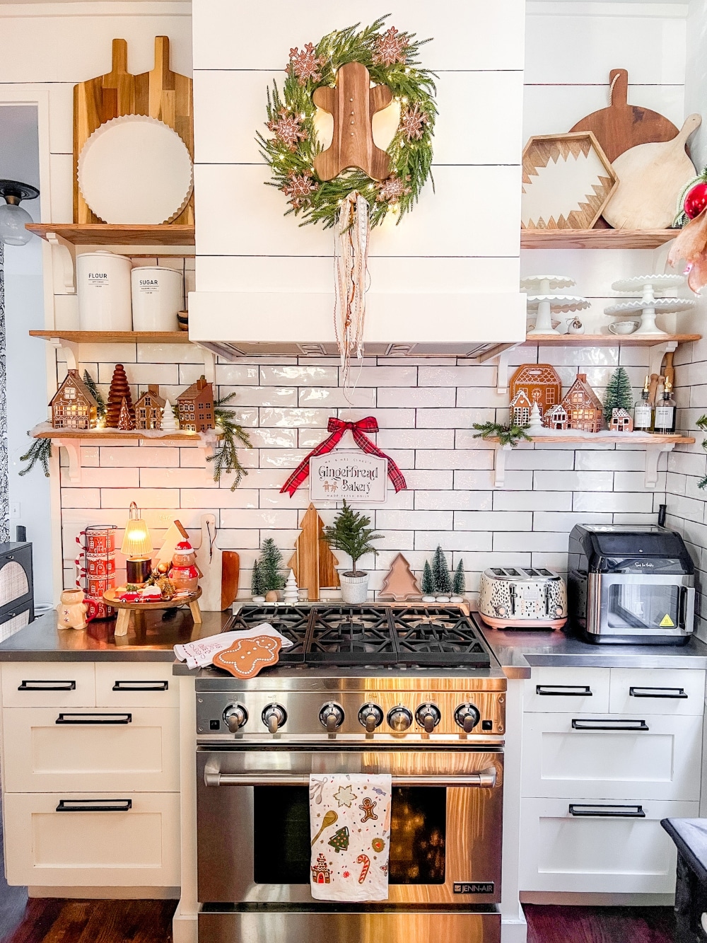 Whimsical Holiday Home Tour with Gingerbread Houses & DIY Decor. Take a whimsical holiday home tour featuring DIY gingerbread-themed decor and cozy, festive touches throughout every room.