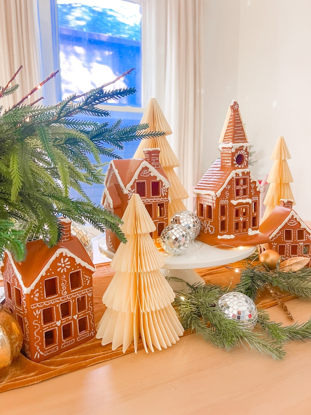 Whimsical Holiday Home Tour with Gingerbread Houses & DIY Decor. Take a whimsical holiday home tour featuring DIY gingerbread-themed decor and cozy, festive touches throughout every room.