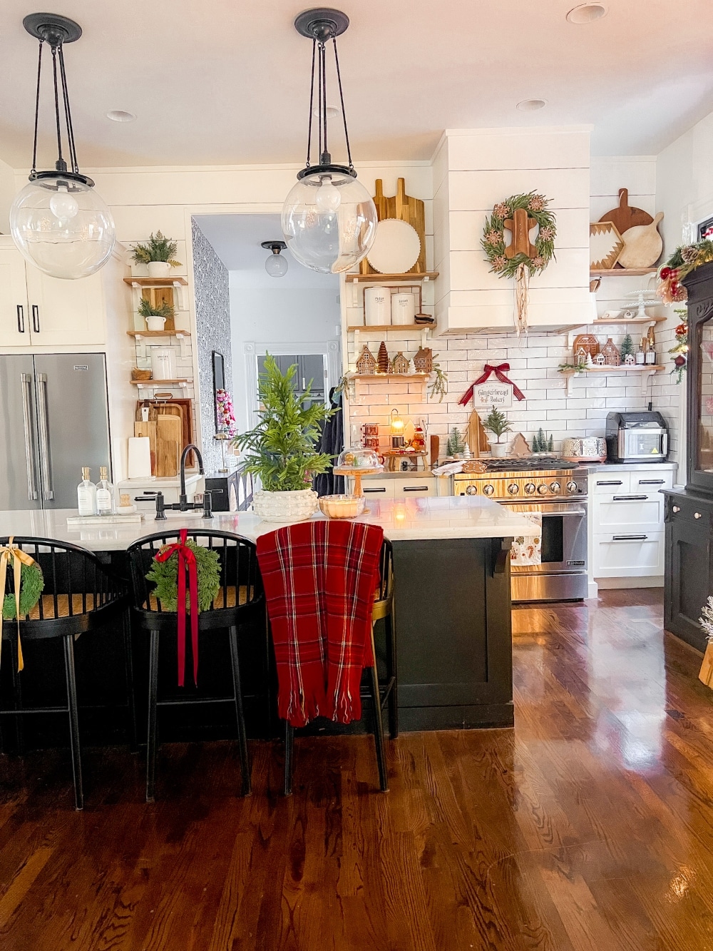 Whimsical Holiday Home Tour with Gingerbread Houses & DIY Decor. Take a whimsical holiday home tour featuring DIY gingerbread-themed decor and cozy, festive touches throughout every room.