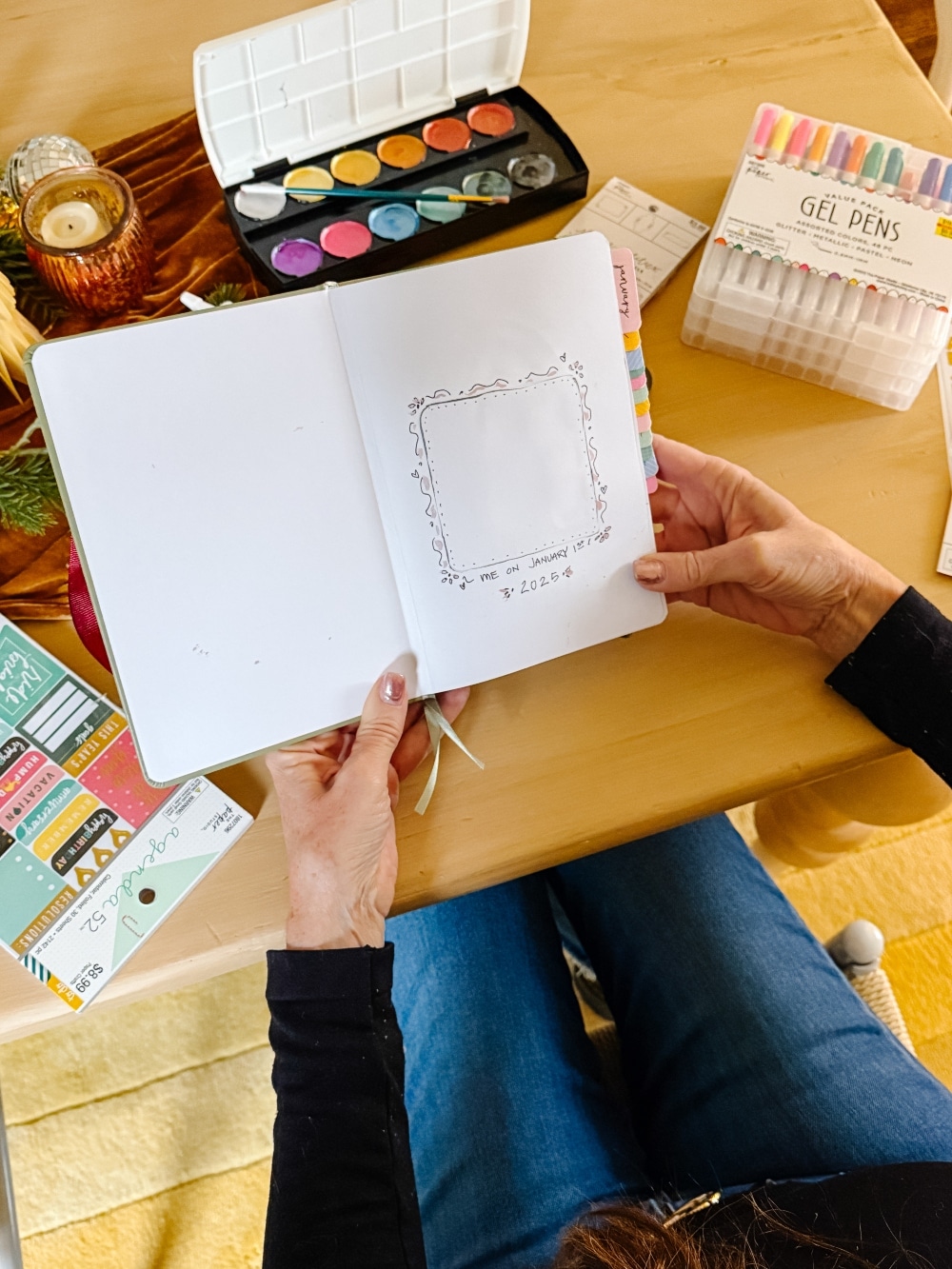 Make a Bullet Journal for the New Year! Create a NEW tradition for 2025 - bullet journaling with Hobby Lobby supplies and your besties!