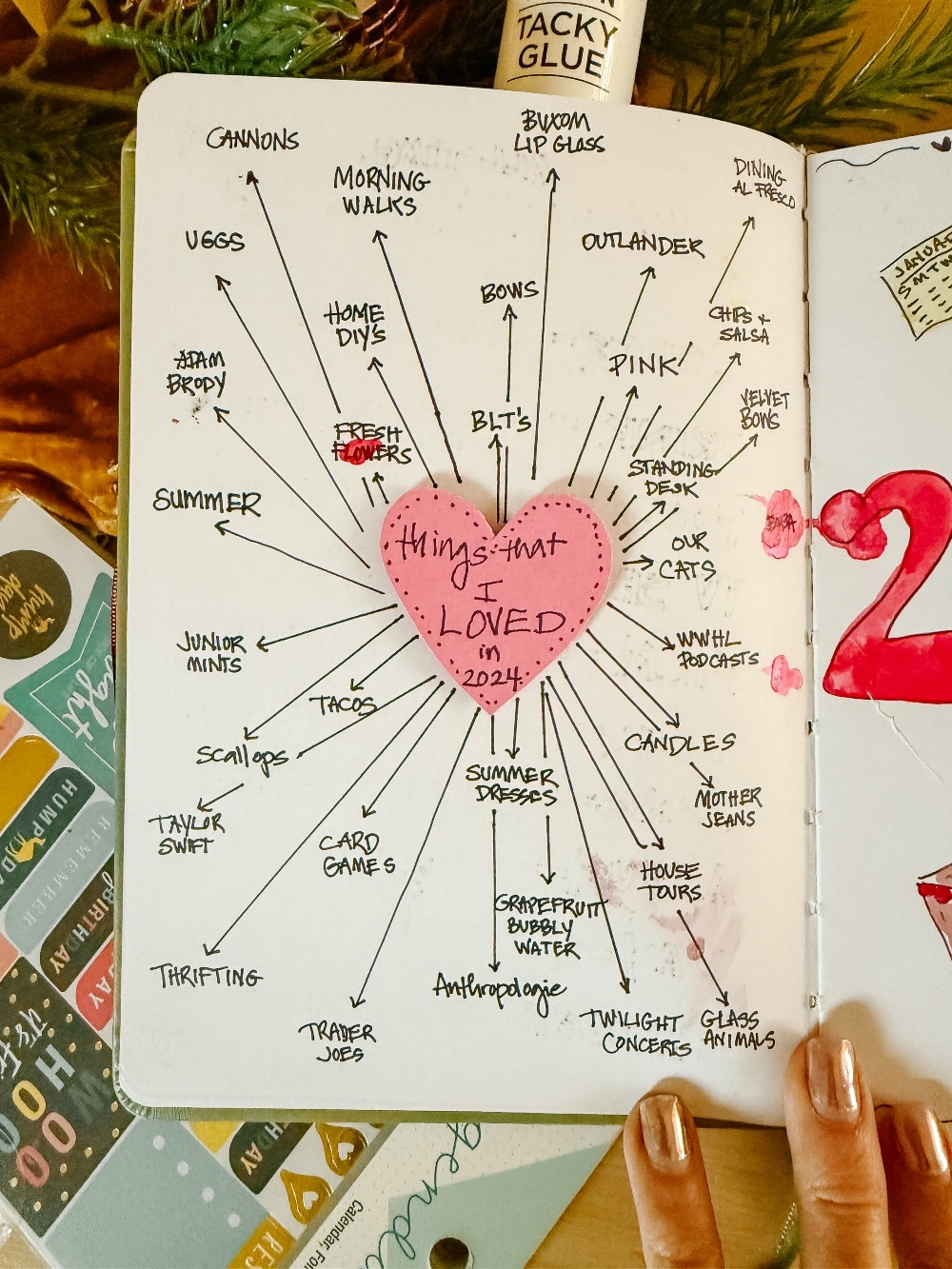 Make a Bullet Journal for the New Year! Create a NEW tradition for 2025 - bullet journaling with Hobby Lobby supplies and your besties!