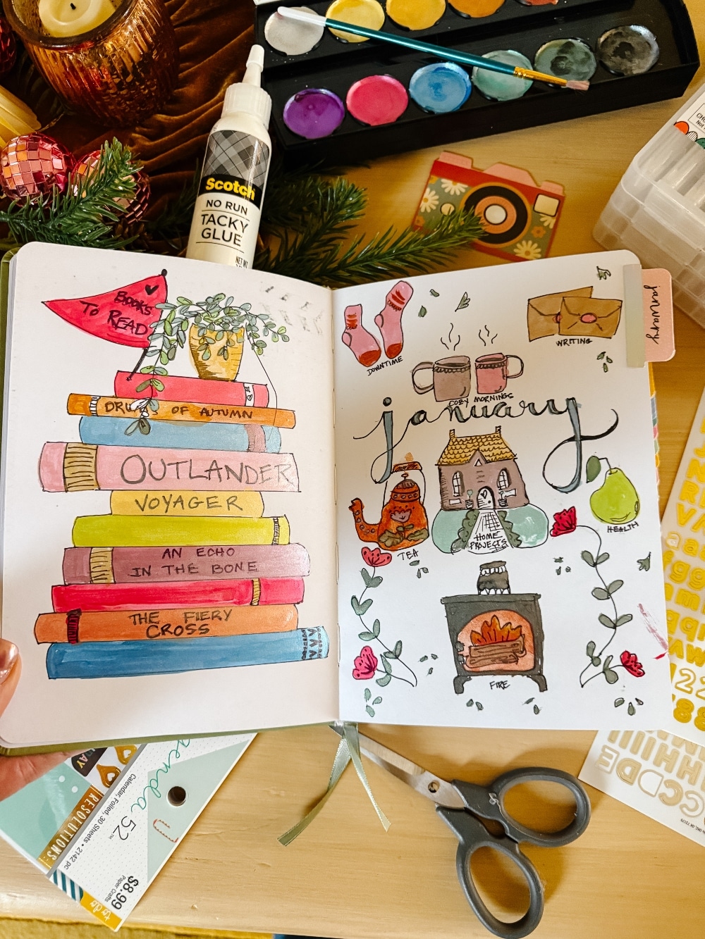 Make a Bullet Journal for the New Year! Create a NEW tradition for 2025 - bullet journaling with Hobby Lobby supplies and your besties!