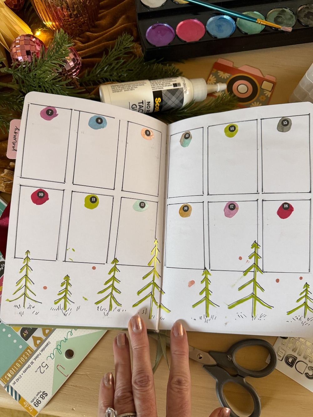 Make a Bullet Journal for the New Year! Create a NEW tradition for 2025 - bullet journaling with Hobby Lobby supplies and your besties!