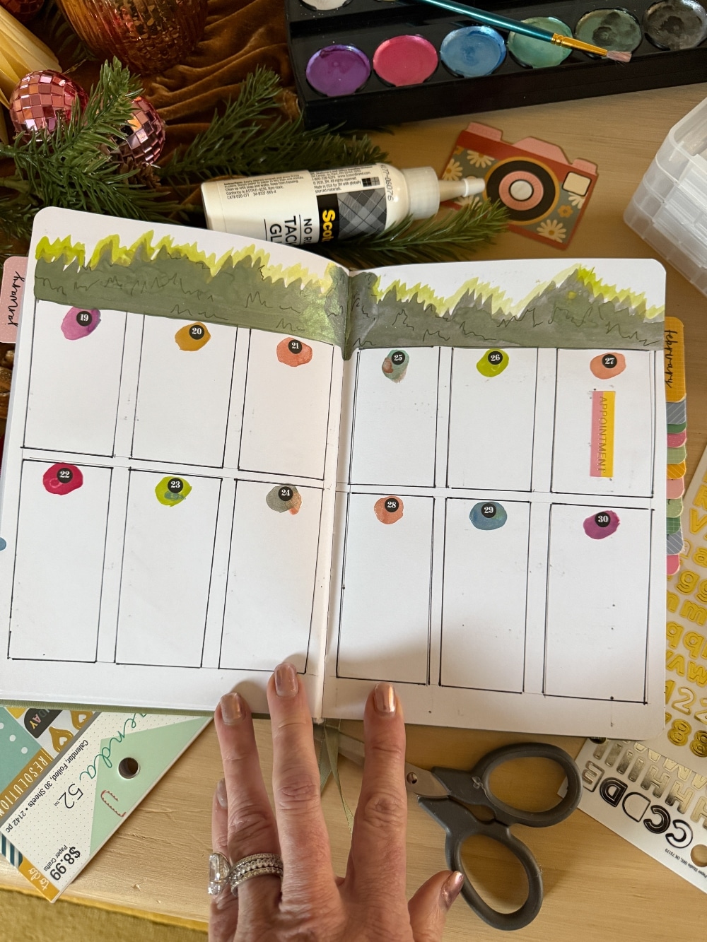 Make a Bullet Journal for the New Year! Create a NEW tradition for 2025 - bullet journaling with Hobby Lobby supplies and your besties!