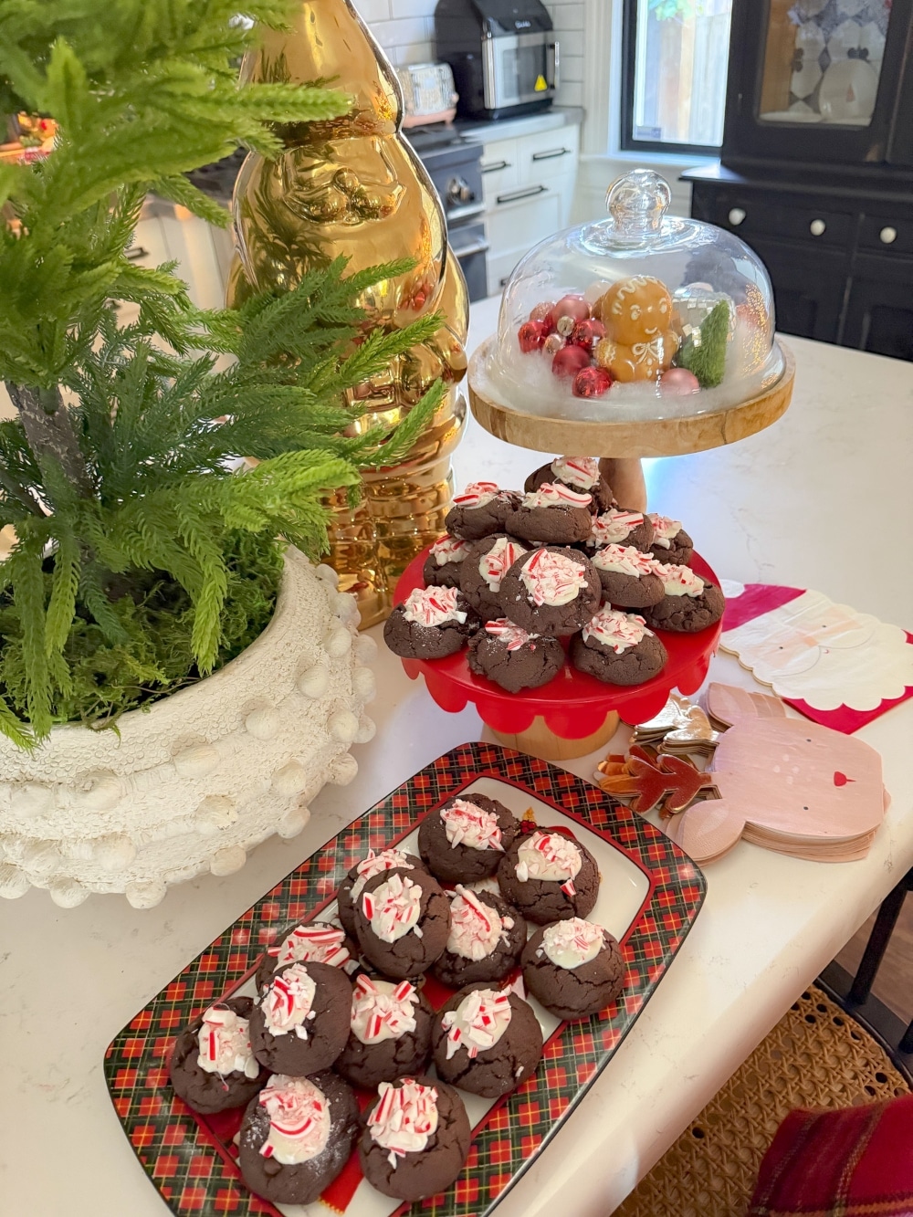 Dark Chocolate Candy Cane Cookies are the embodiment of Christmas cheer, featuring a fudgy chocolate center, creamy white chocolate, and refreshing crushed candy canes—perfect for cookie exchanges, neighbor gifts, and holiday parties.