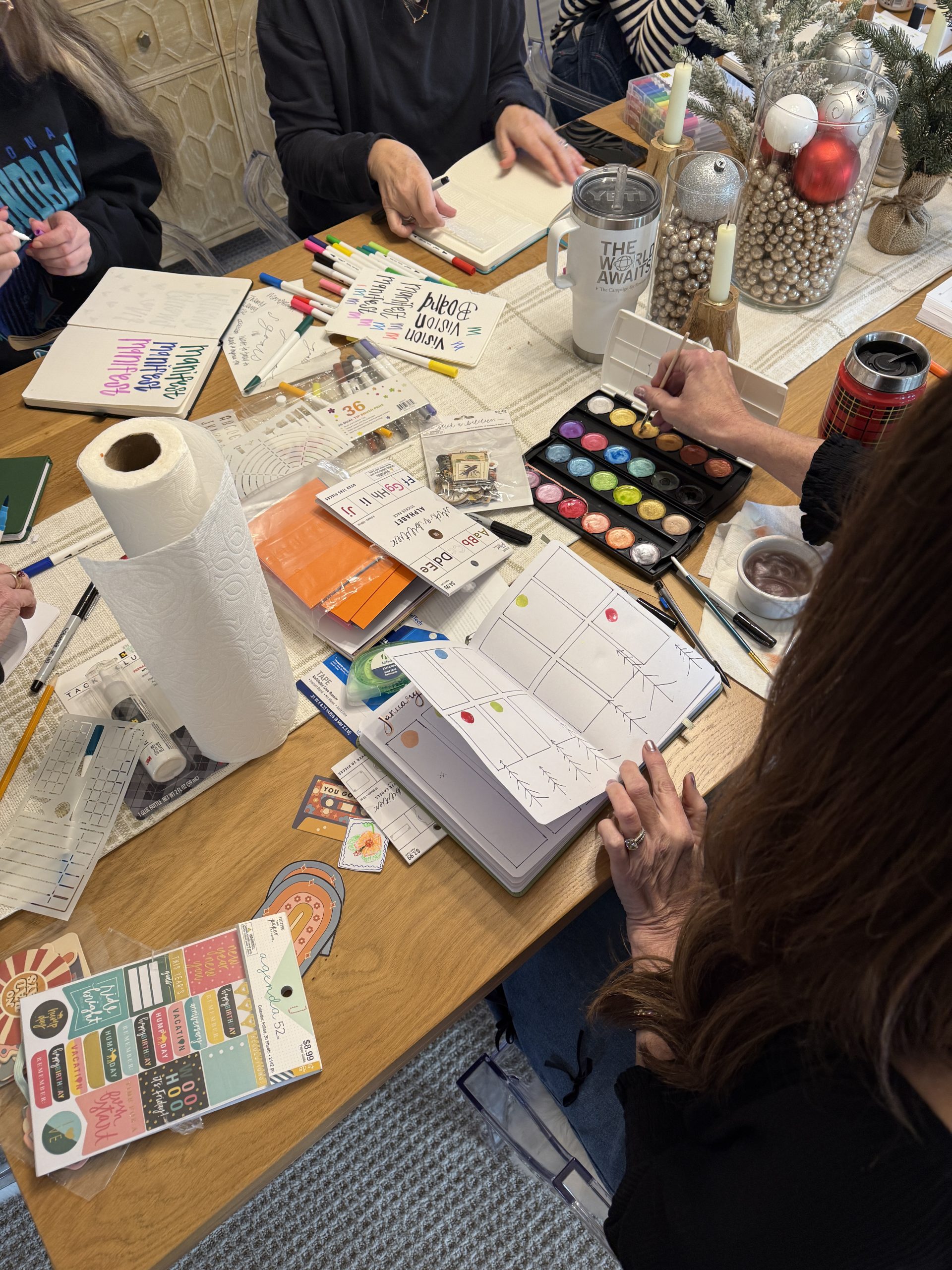 Make a Bullet Journal for the New Year! Create a NEW tradition for 2025 - bullet journaling with Hobby Lobby supplies and your besties!