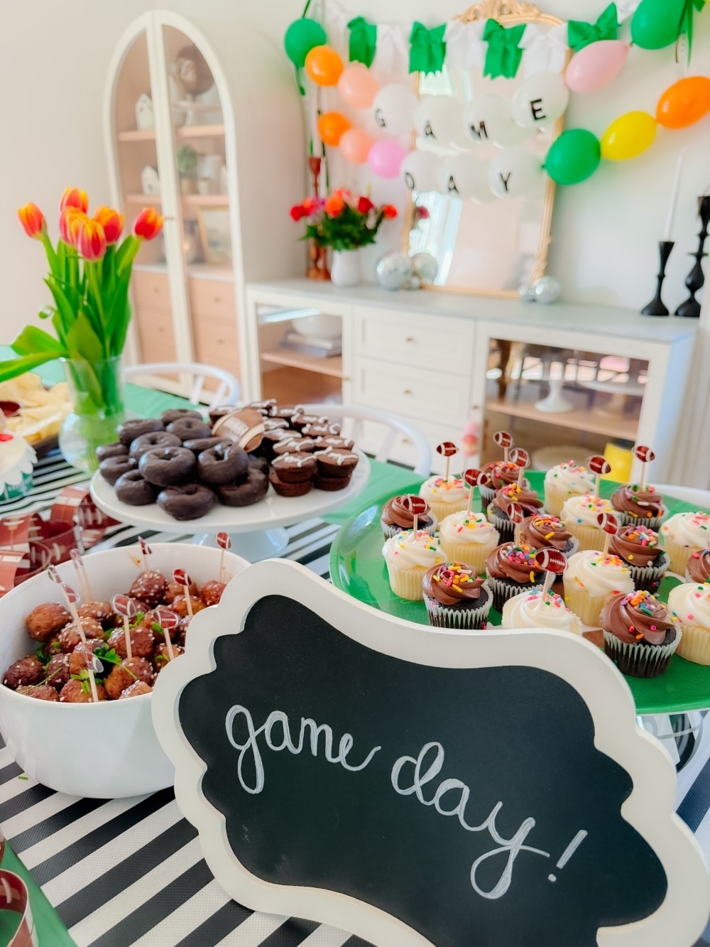 Easy DIY Game Day Party Ideas. Hobby Lobby’s new game day section has everything you need to throw an easy and festive party, from DIY decorations to stylish serving ideas!