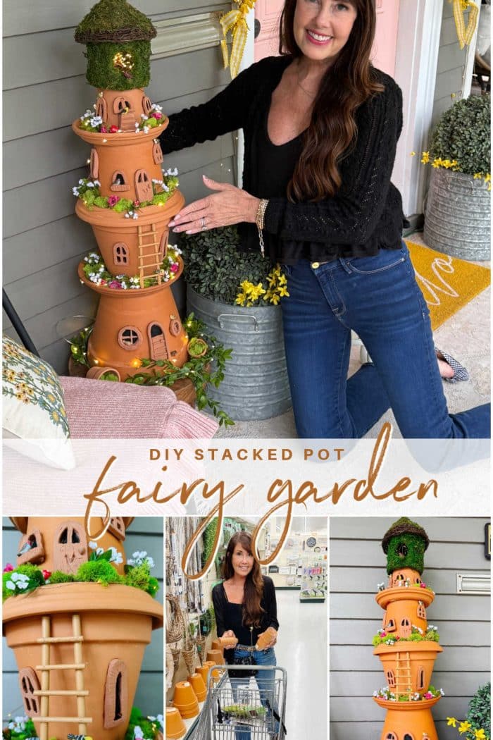 DIY Terra Cotta Pot Fairy Garden