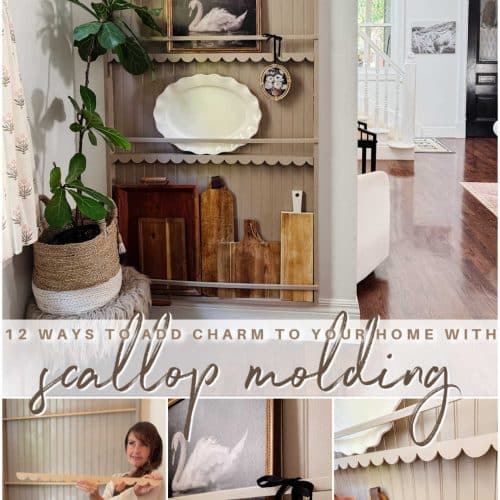 12 Ways to Add Charm to Your Home with Scallop Molding! 12 creative ways to add charm your home, featuring DIY projects and unique design ideas using Hobby Lobby's perfect scallop trim.