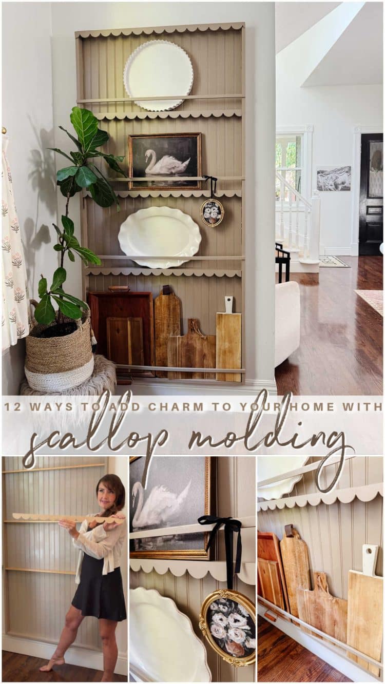 12 Ways to Add Charm to Your Home with Scallop Molding! 12 creative ways to add charm your home, featuring DIY projects and unique design ideas using Hobby Lobby's perfect scallop trim.
