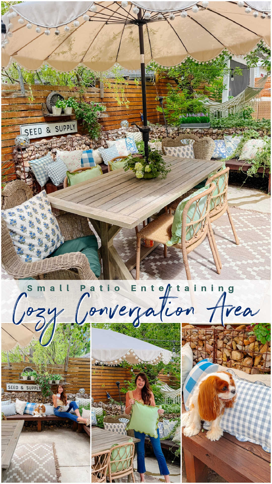 Small Patio Entertaining: How to Create a Cozy Conversation Area on a Budget