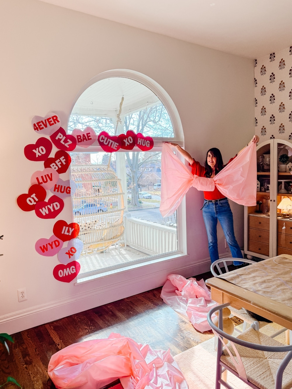Big Bows & Besties: Hosting the Cutest Galentine&rsquo;s Party Ever. Five easy DIY decor projects to create a festive Valentine&rsquo;s Day Galentine&rsquo;s party.