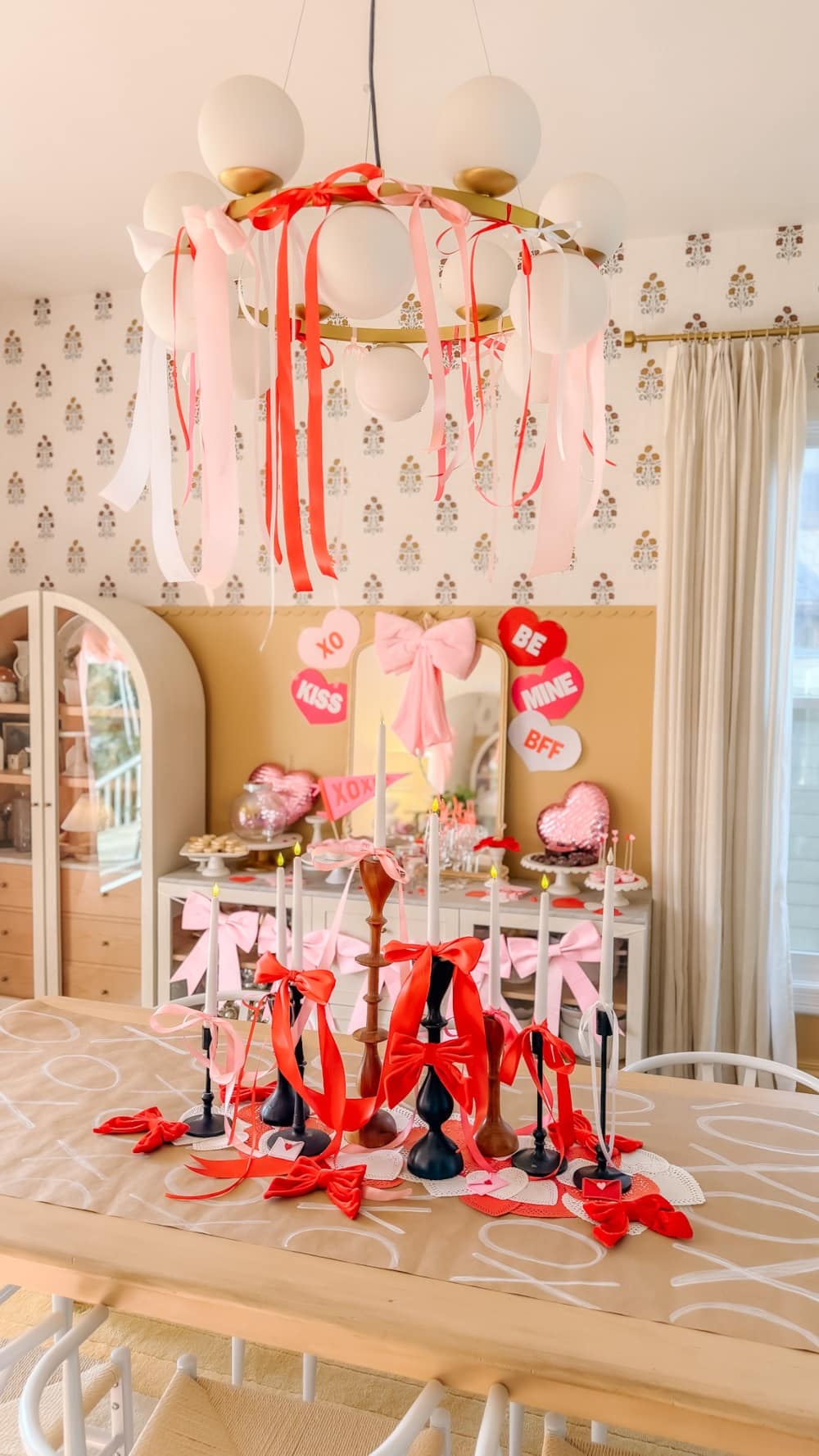 Big Bows & Besties: Hosting the Cutest Galentine&rsquo;s Party Ever. Five easy DIY decor projects to create a festive Valentine&rsquo;s Day Galentine&rsquo;s party.