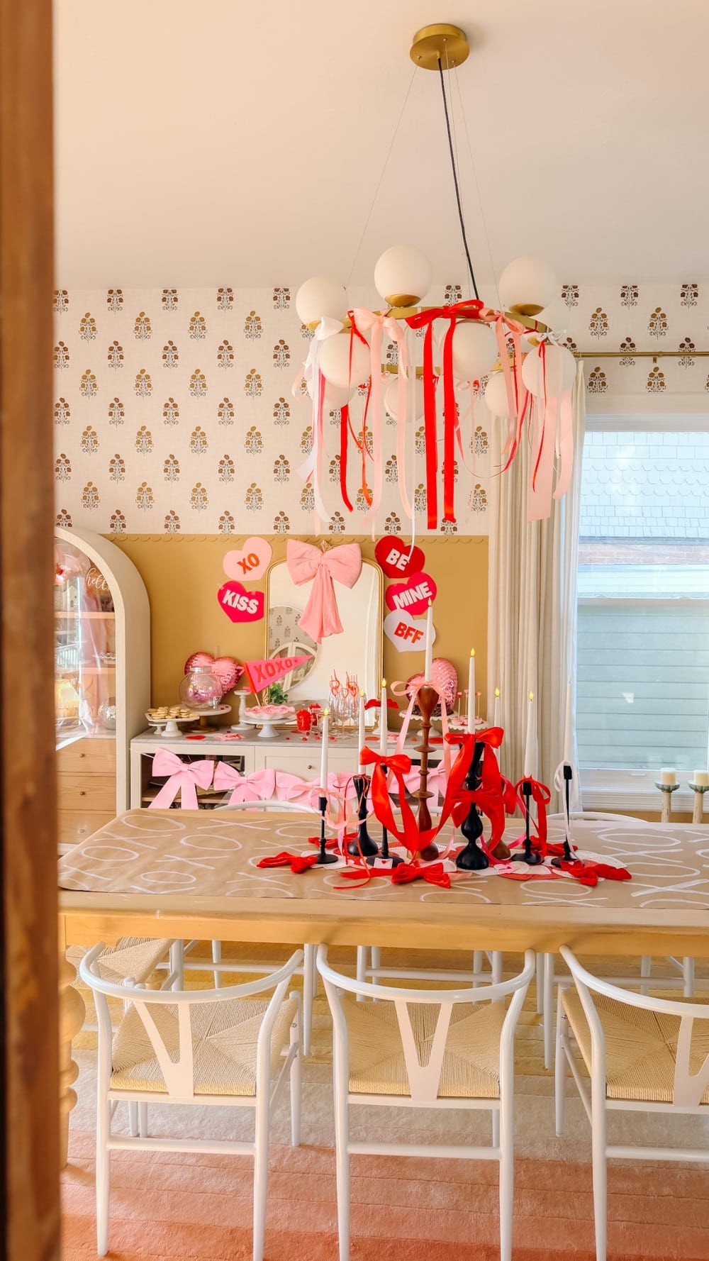 Big Bows & Besties: Hosting the Cutest Galentine&rsquo;s Party Ever. Five easy DIY decor projects to create a festive Valentine&rsquo;s Day Galentine&rsquo;s party.
