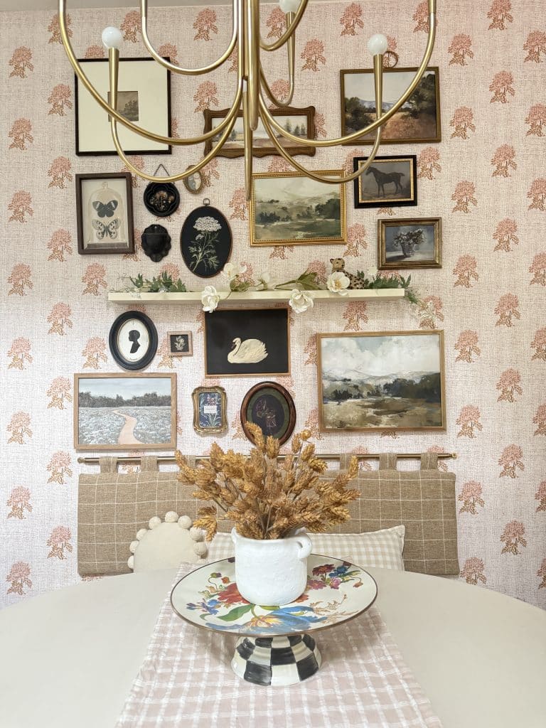 Gallery wall 1891 cottage